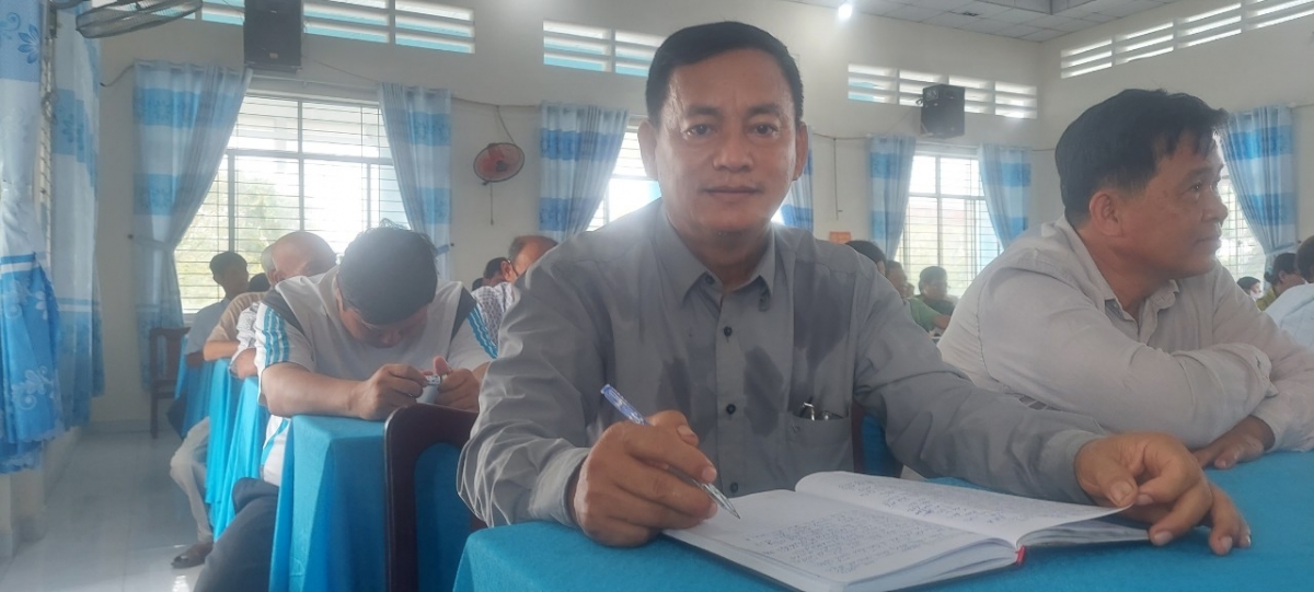 Ông Nguyễn Văn Phương, đảng viên xã Mỹ Đức Đông, huyện Cái Bè, tỉnh Tiền Giang đặt nhiều kỳ vọng vào tỉnh Đồng Tháp (mới)