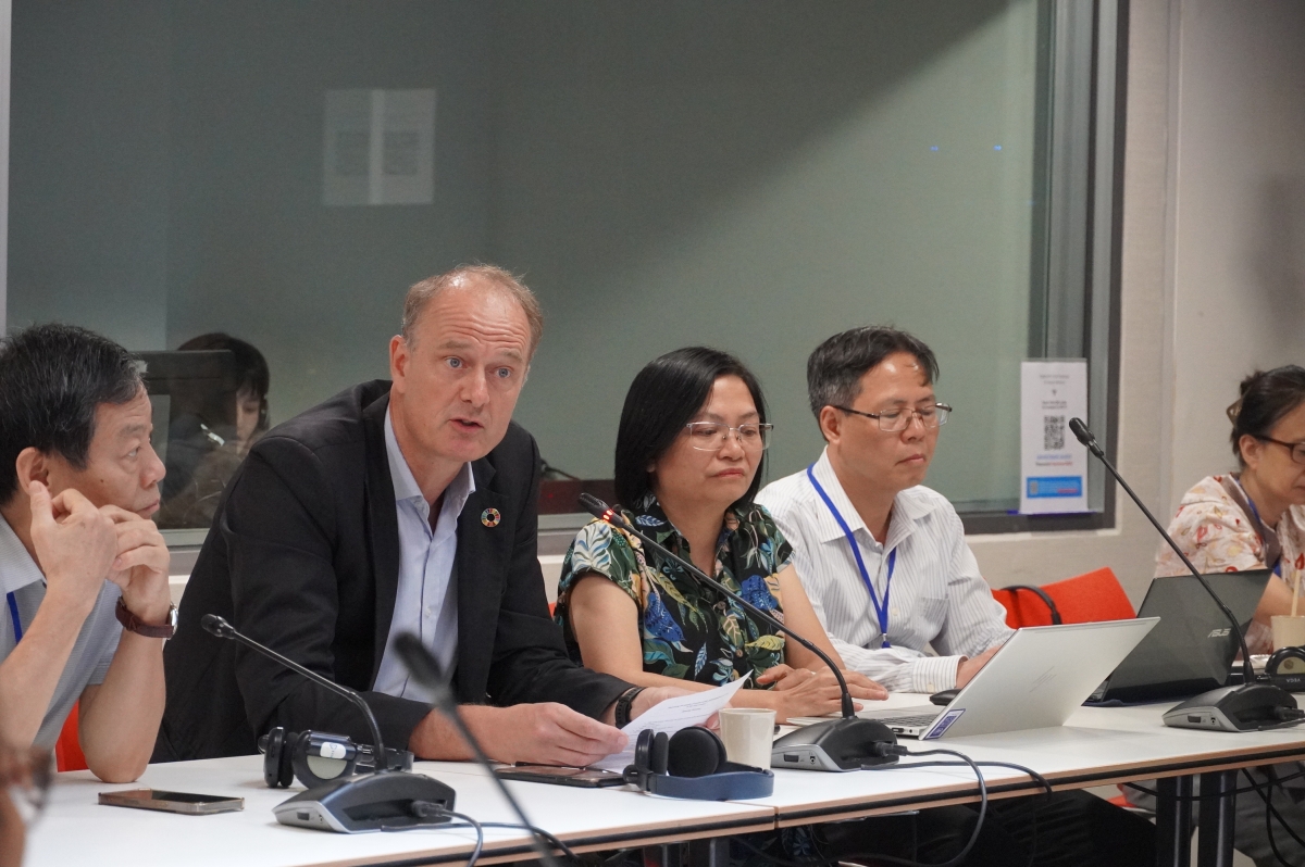 Ảnh: Ông Patrick Haverman - Phó Trưởng Đại diện Thường trú của Chương trình Phát triển Liên Hợp Quốc (UNDP) tại Việt Nam 