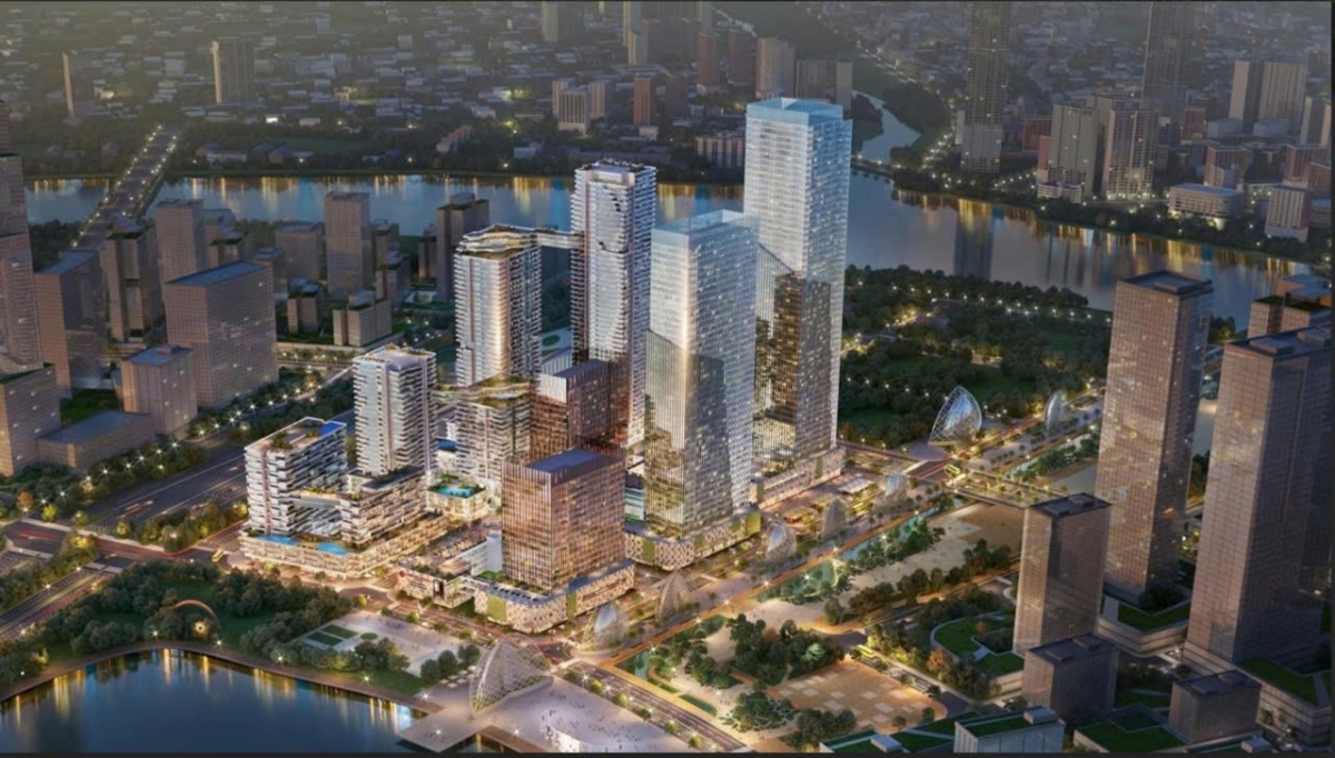 Phối cảnh Trung tâm Tài chính TPHCM trong tương lai