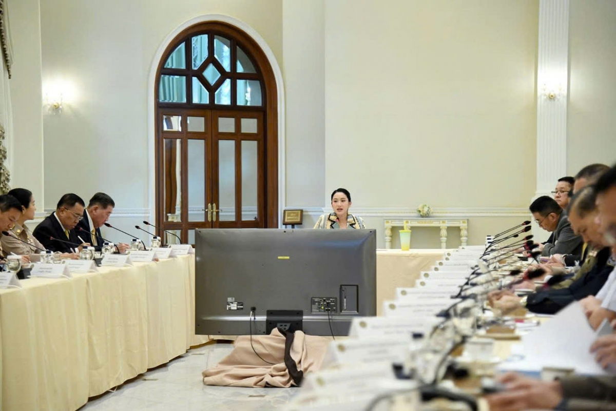 Thủ tướng Thái Lan chủ trì phiên họp tại Tòa nhà Chính phủ chiều 23/6/2025.