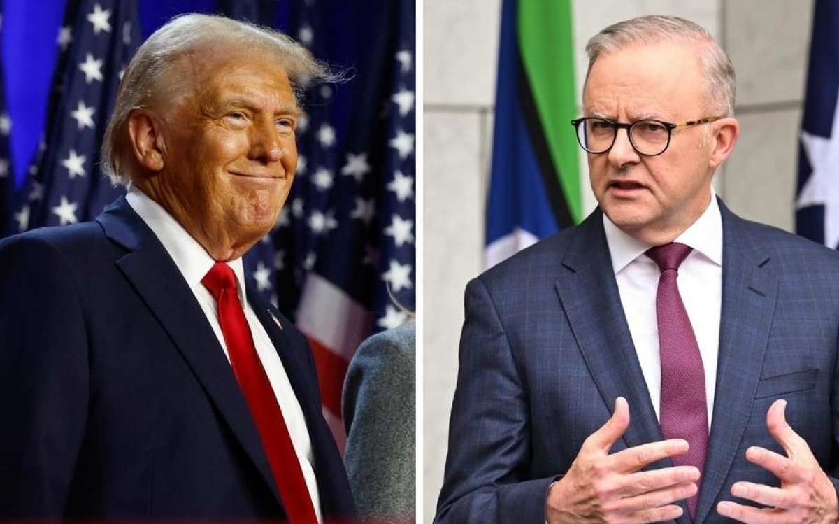 Tổng thống Mỹ Donald Trump (trái) và Thủ tướng Austalia Anthony Albanese. Nguồn_The Australian