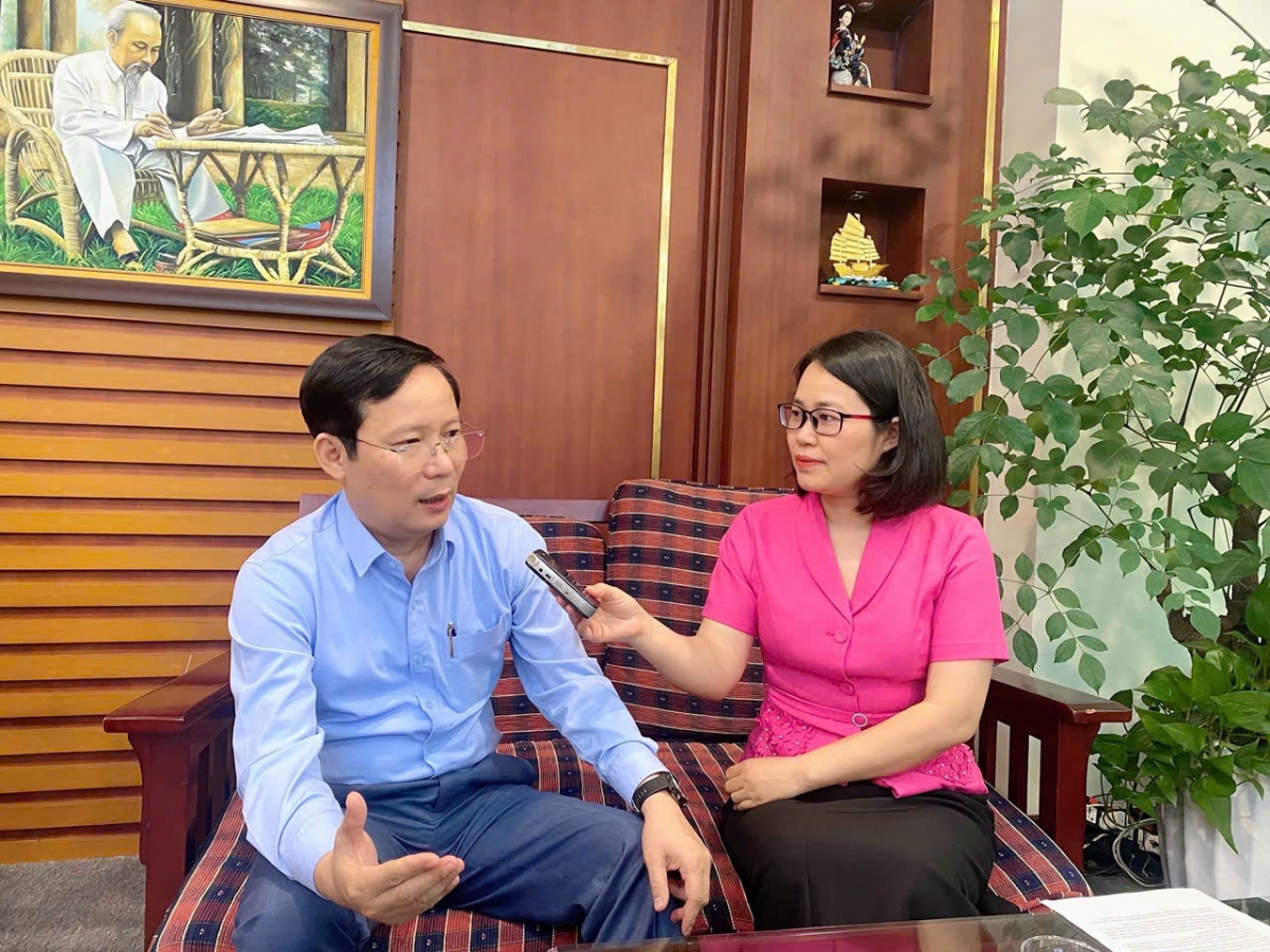 NPV Đài TNVN trao đổi với Chủ tịch VCCI Phạm Tấn Công