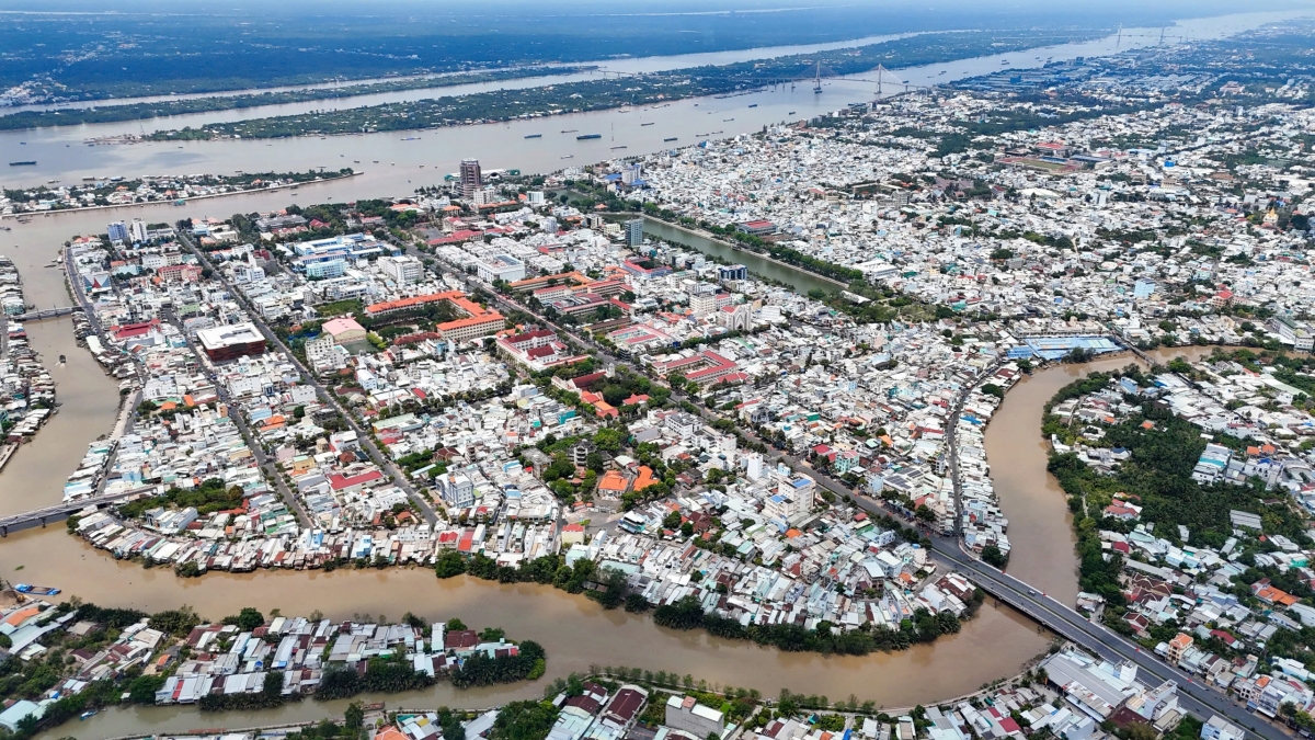Thành phố Mỹ Tho là trung tâm hành chính của tỉnh Đồng Tháp sau sáp nhập.