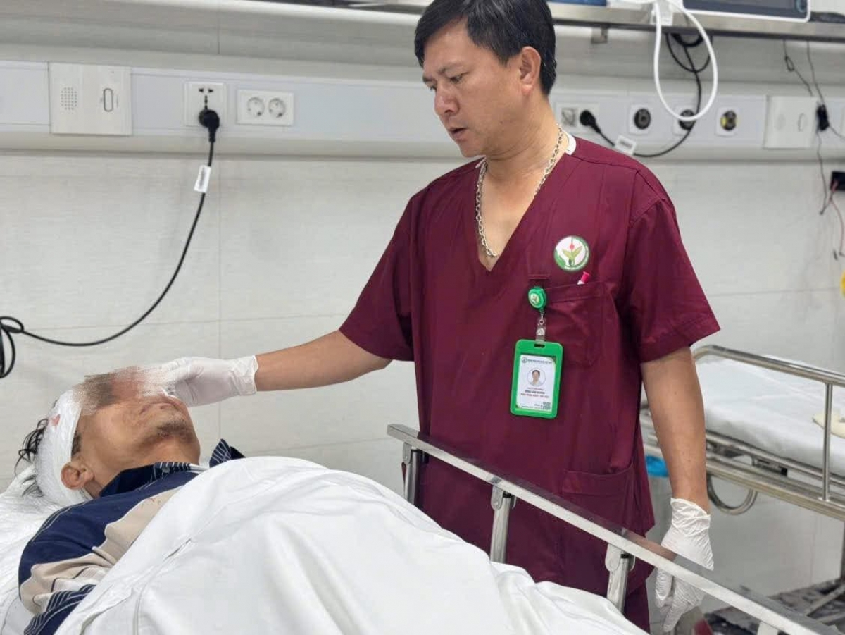 Các bác sỹ BV Hữu nghị Việt Đức đã phẫu thuật kịp thời cứu sống bệnh nhân