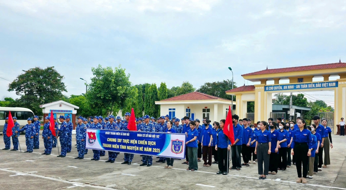 Quang cảnh phát động Chiến dịch Thanh niên tình nguyện Hè năm 2025