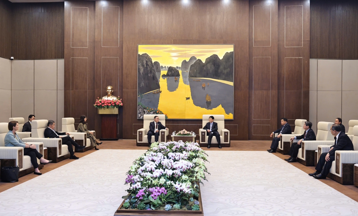 Chủ tịch nước Lương Cường tiếp Chủ tịch Hội đồng tư vấn kinh doanh APEC 2025