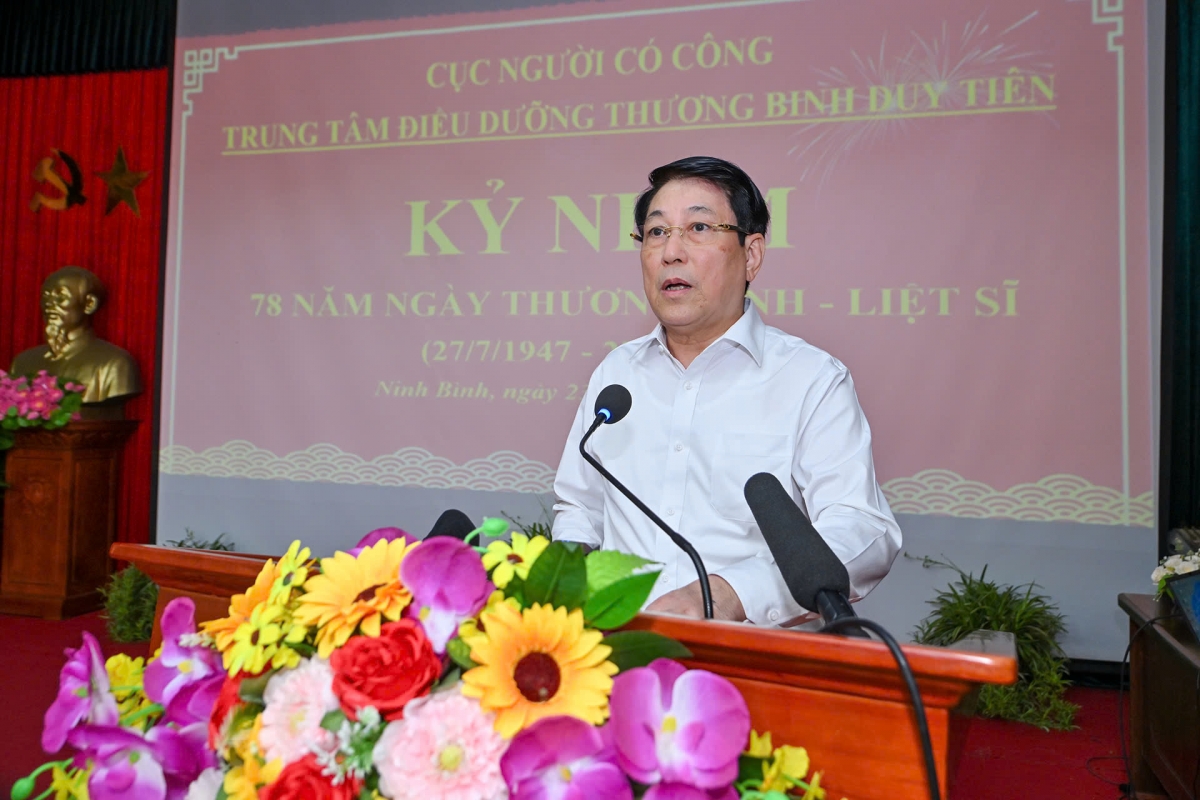Chủ tịch nước Lương Cường phát biểu tại chương trình