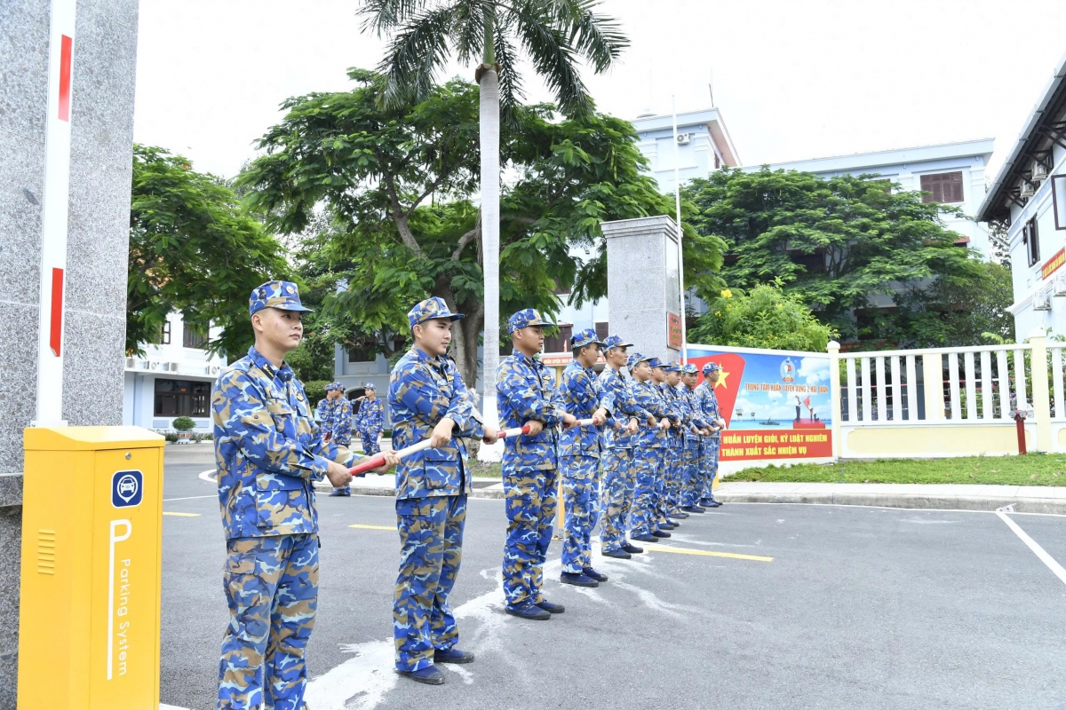 Luyện tập phương án bảo vệ cơ quan, đơn vị khi có tình huống xảy ra tại Trung tâm Huấn luyện