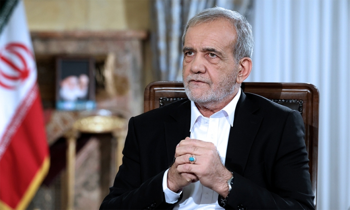 Tổng thống Iran Masoud Pezeshkian.