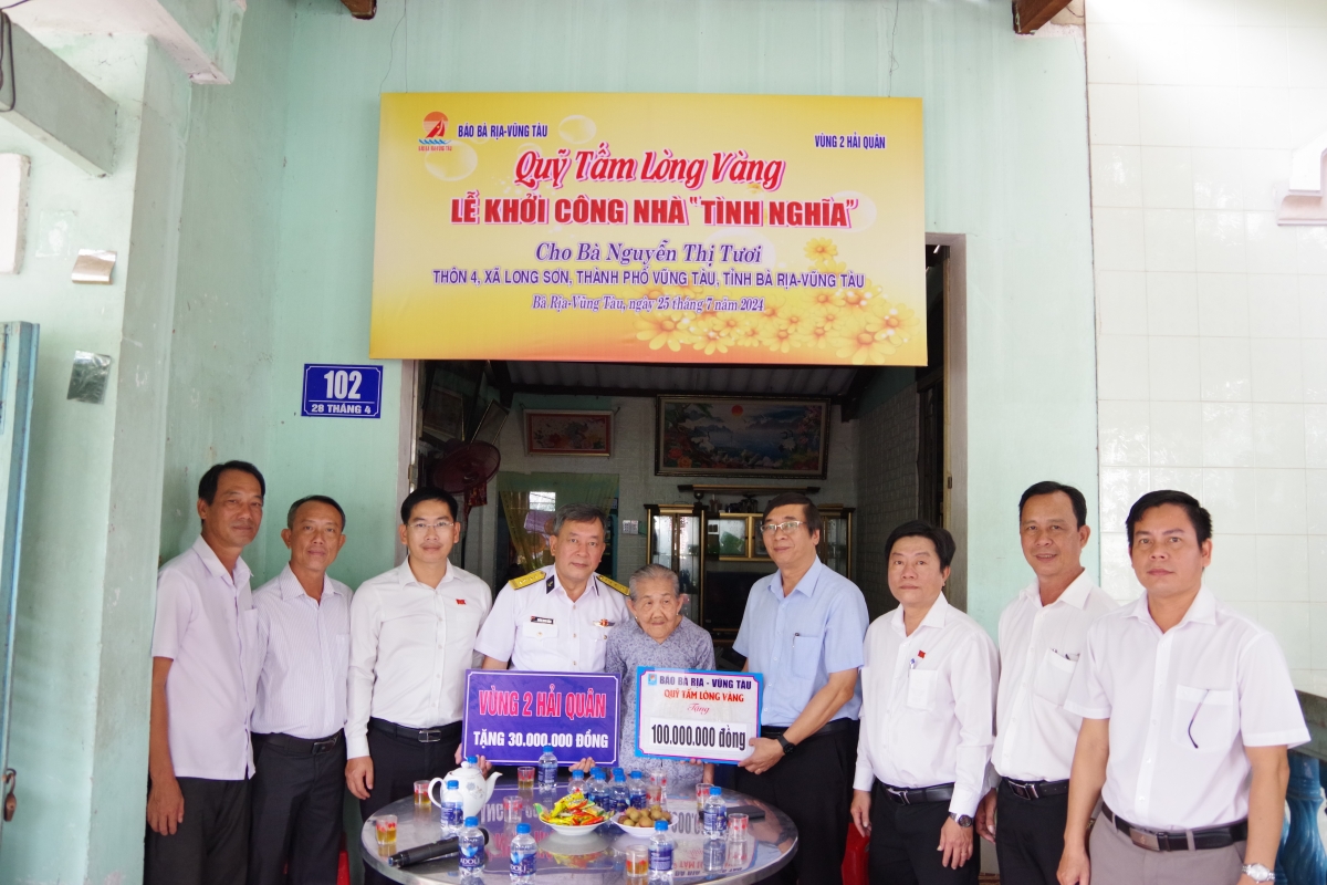 Vùng 2 Hải quân, phối hợp hỗ trợ, xây dựng nhà tình nghĩa