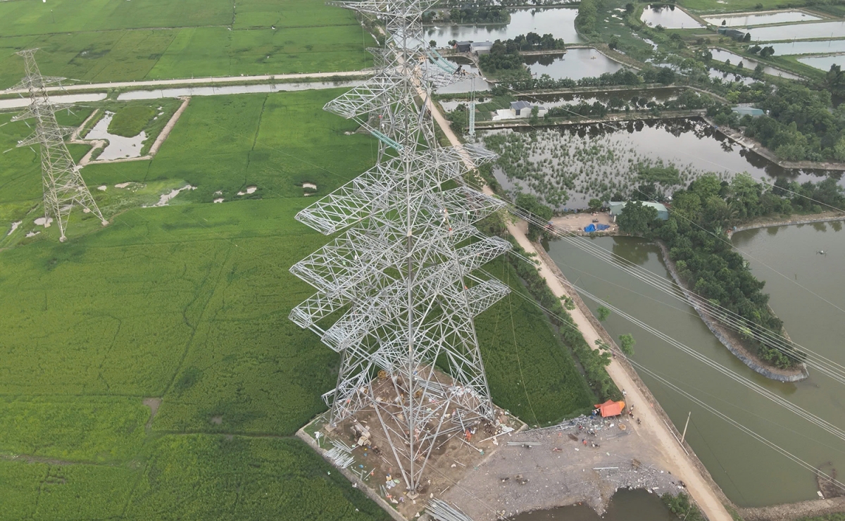 EVNNPT đang đẩy nhanh tiến độ Dự án đường dây 500/220kV Nho Quan – Phủ Lý – Thường Tín phấn đấu hoàn thành trong năm 2025