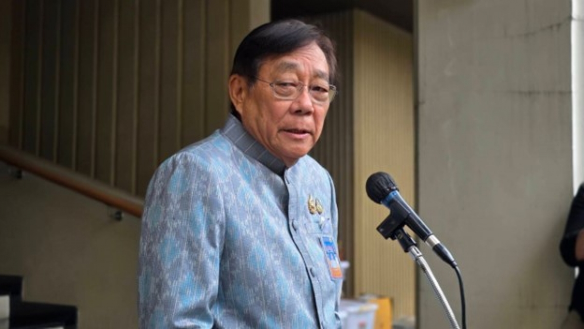Phó Thủ tướng kiêm Bộ trưởng Tài chính Thái Lan Pichai Chunhavajira. Ảnh: Thai PBS