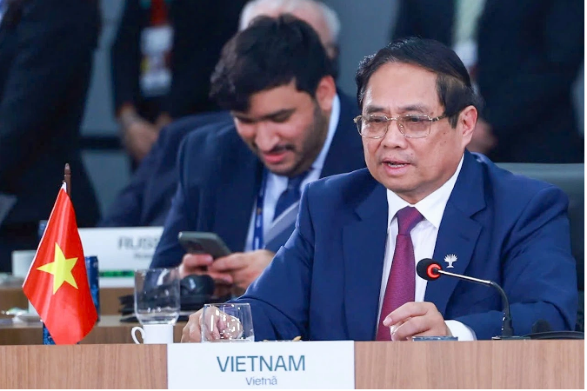 Thủ tướng Phạm Minh Chính phát biểu tại Hội nghị Thượng đỉnh BRICS mở rộng năm 2025