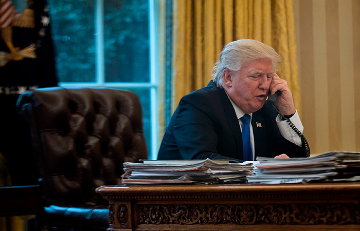 Tổng thống Mỹ Donald Trump- Ảnh: Drew Angerer/Getty Images