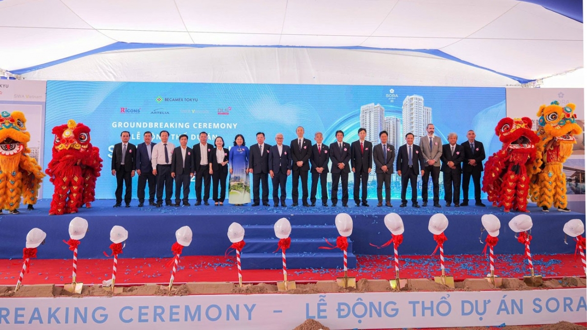 Lãnh đạo TP.HCM dự lễ khởi công