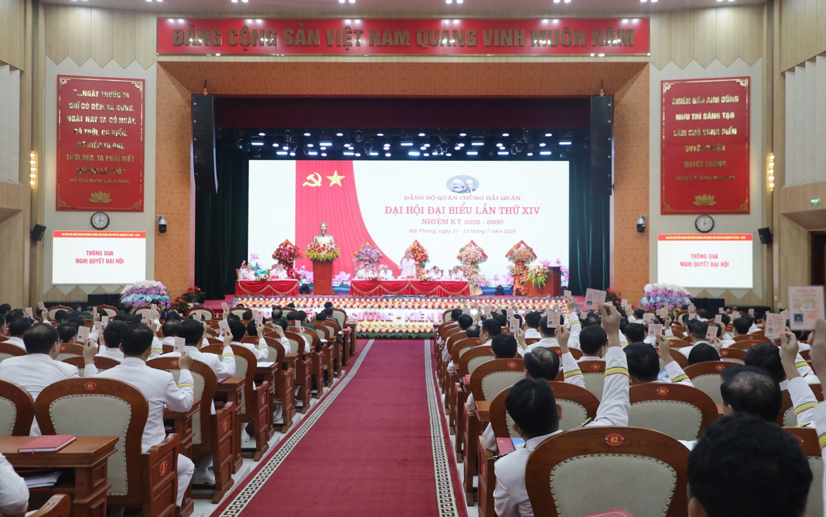 Đại hội biểu quyết thông qua Nghị quyết Đại hội nhiệm kỳ 2025-2030