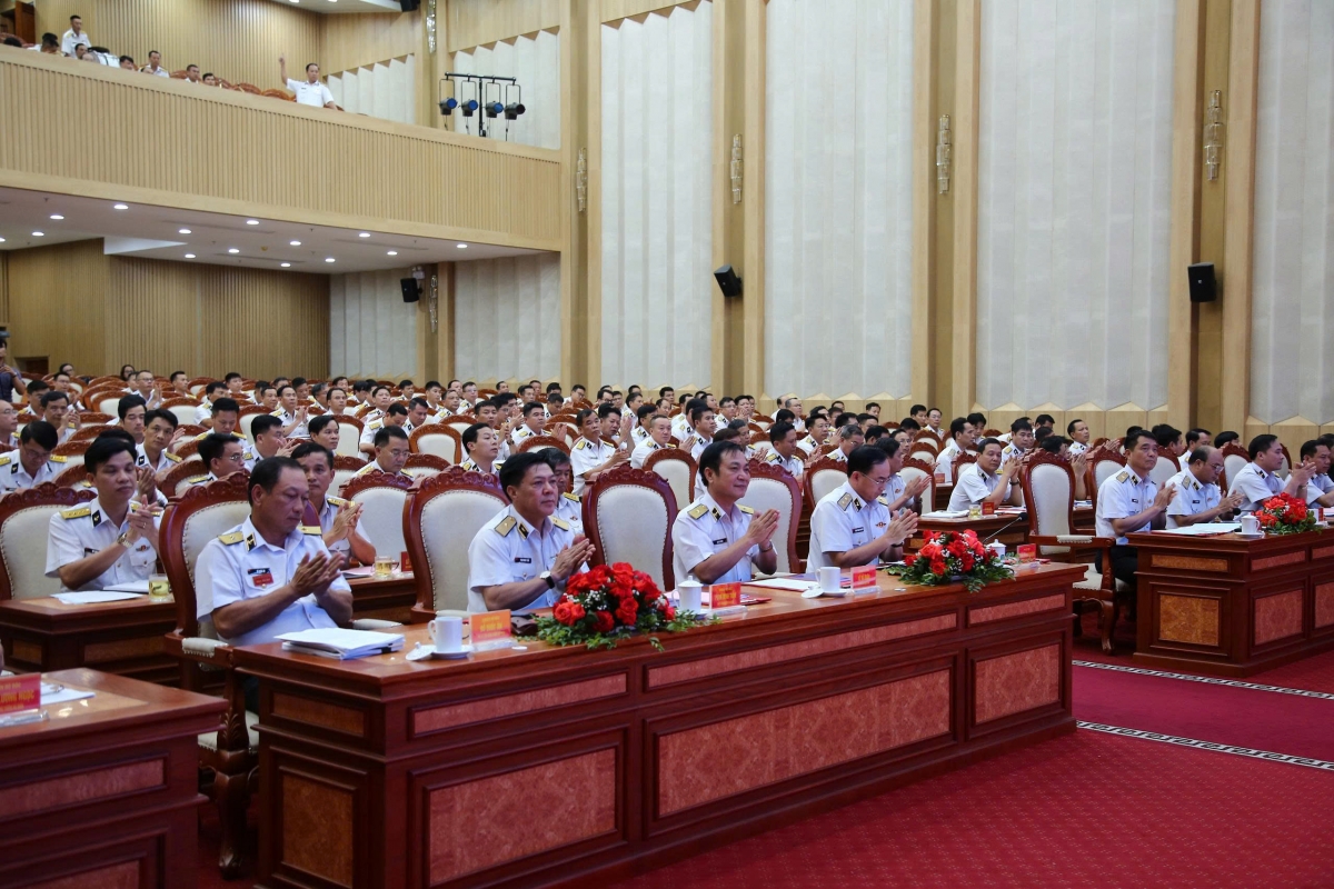 Quang cảnh Hội nghị tại BTL Hải quân