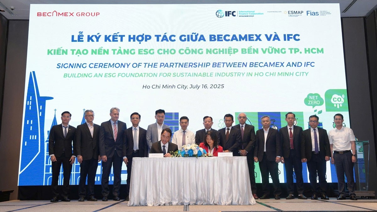 Lễ ký kết hợp tác giữa Becamex và IFC