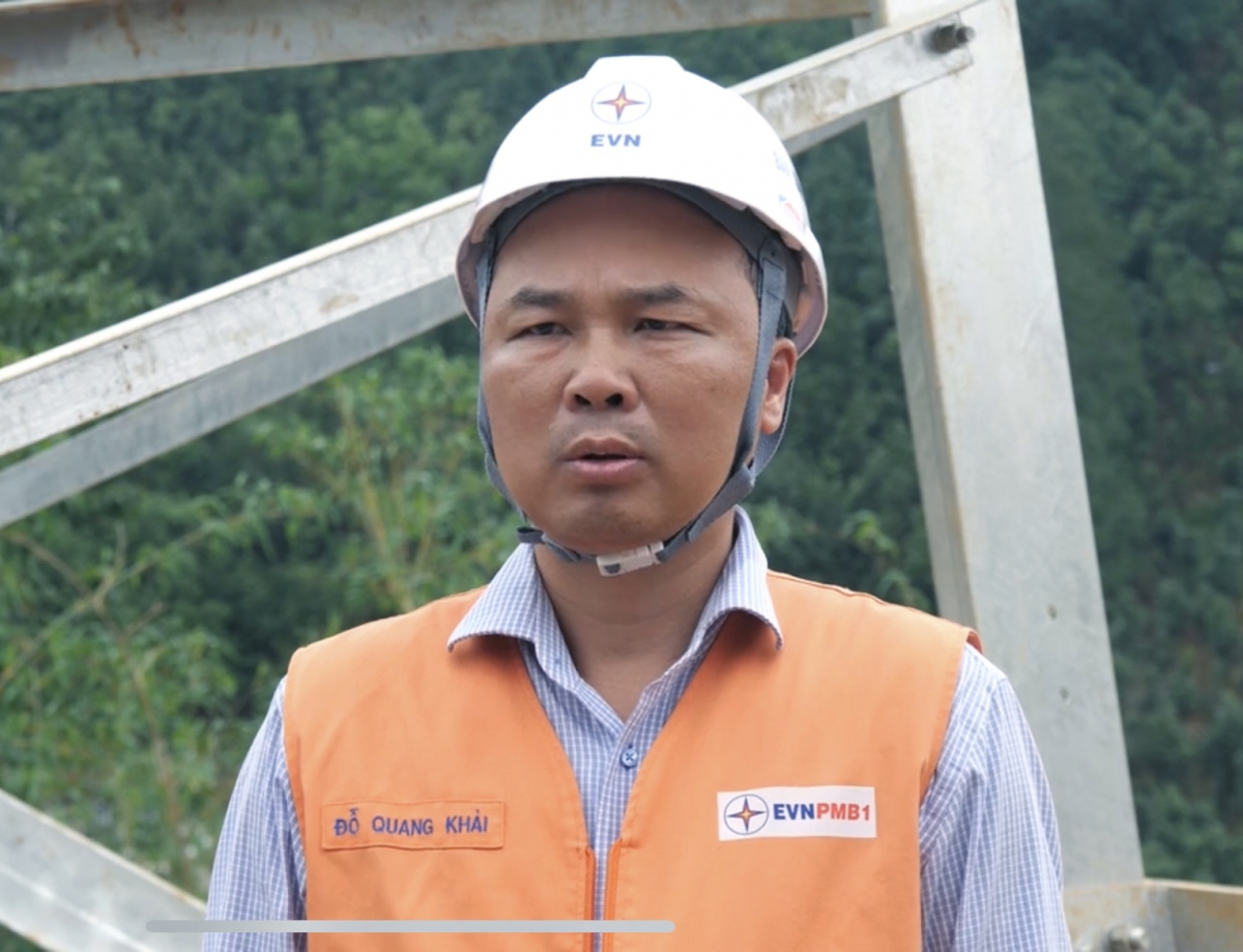 Ông Đỗ Quang Khải, PGĐ Ban Quản lý dự án Điện 1, GĐ Ban điều hành dự án Dz 500kV Lào Cai - Vĩnh Yên