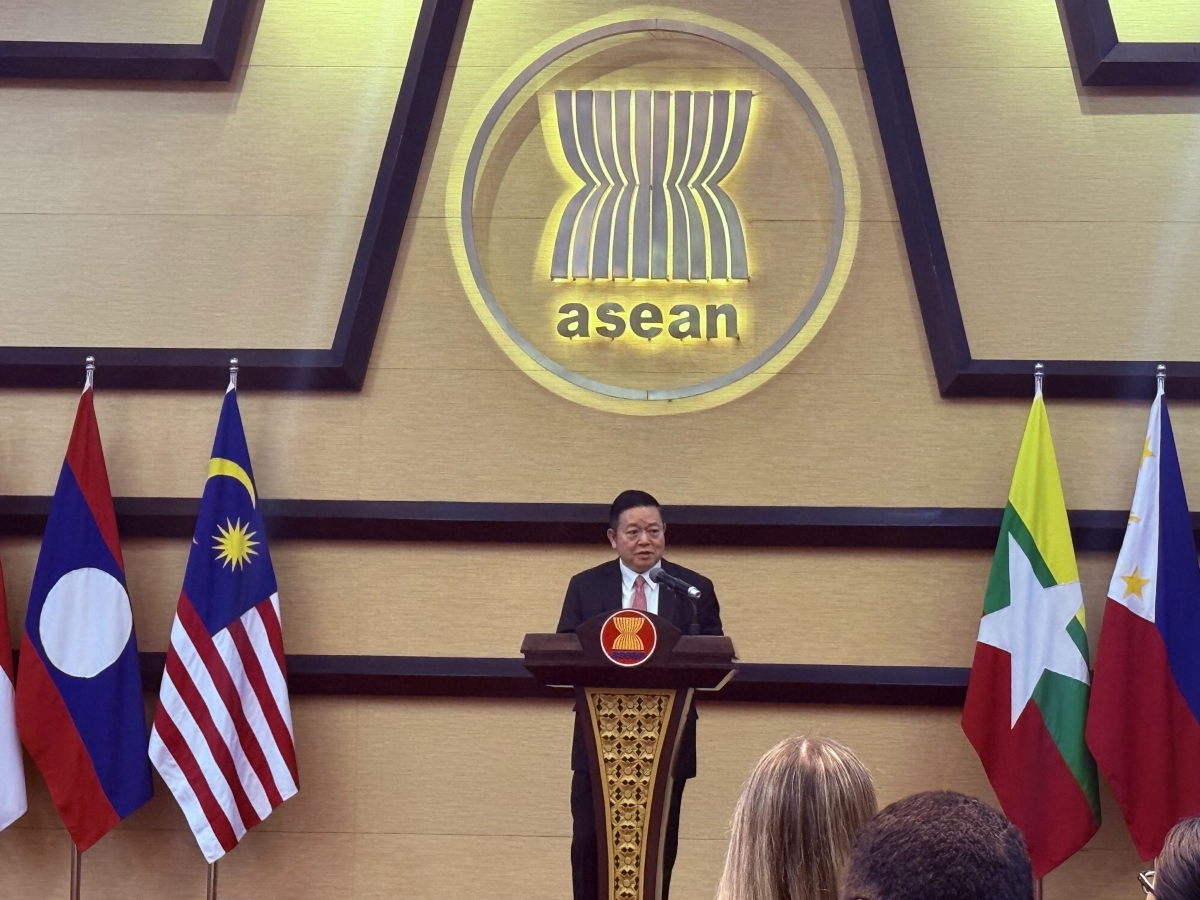 ổng thư ký ASEAN Kao Kim Hourn thông báo kết quả Hội nghị Bộ trưởng Ngoại giao ASEAN lần thứ 58 và các Hội nghị liên quan - VOV