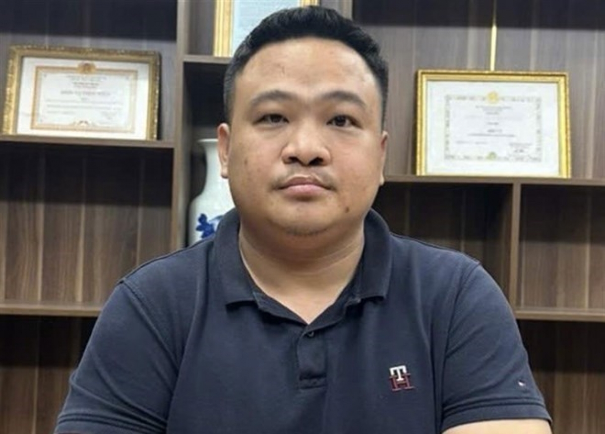 Đối tượng Trần Quang Đạo cầm đầu đường dây lừa đảo. Ảnh: Bộ Công an.