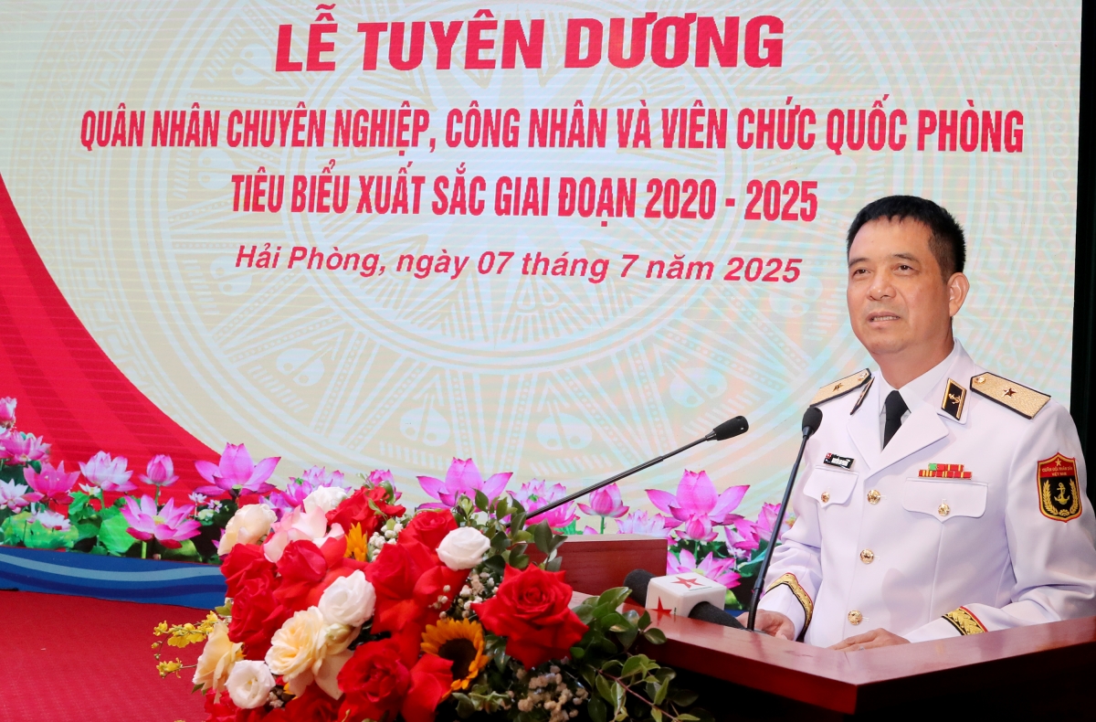 Thiếu tướng Nguyễn An Phong phát biểu khai mạc