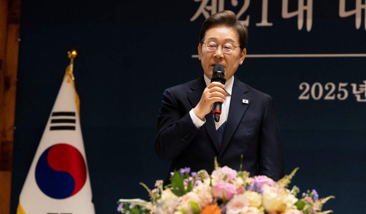 Tổng thống Hàn Quốc Lee Jae Myung (ảnh Reuters)