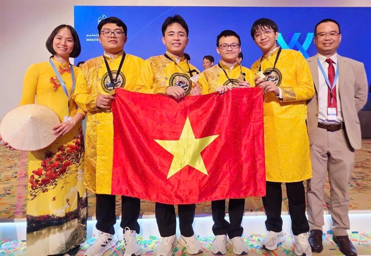 Các học sinh Việt Nam Olympic Hóa học Quốc tế năm 2025