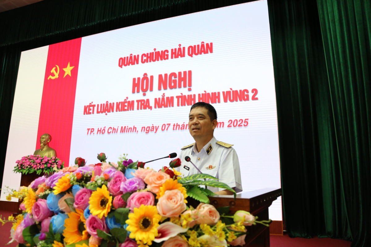 Thiếu tướng Nguyễn An Phong phát biểu kết luận tại Hội nghị