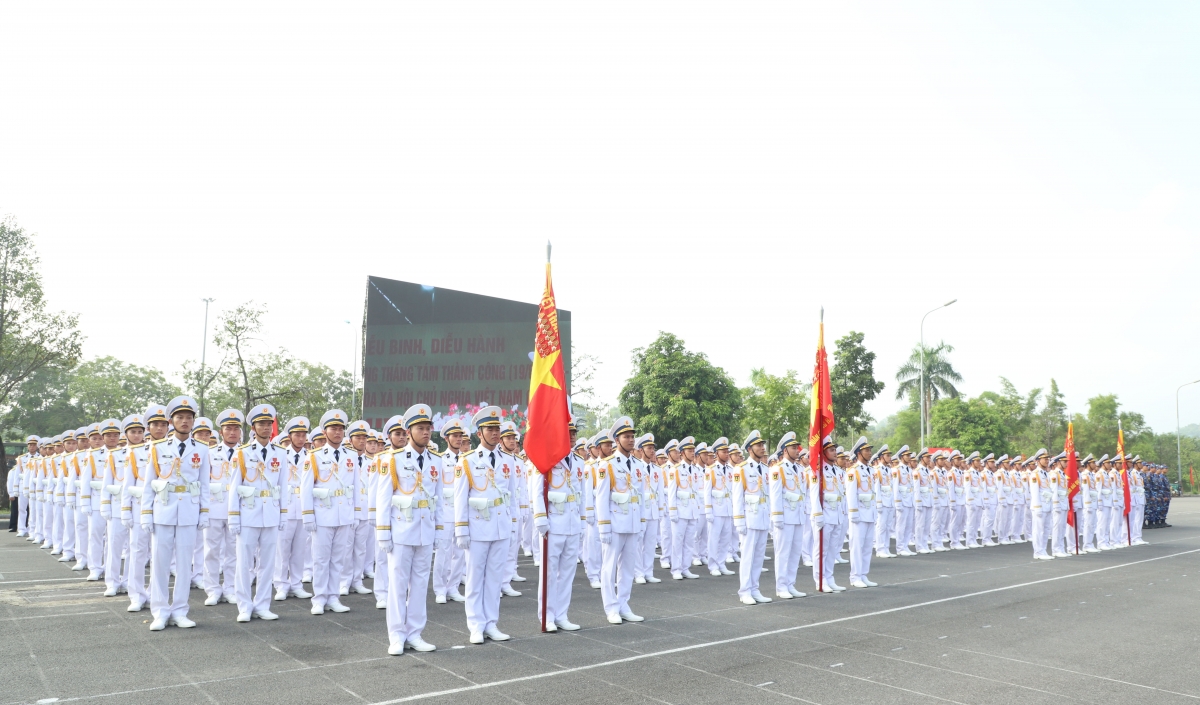 Các Khối đứng, Khối đi, Khối xe quân sự