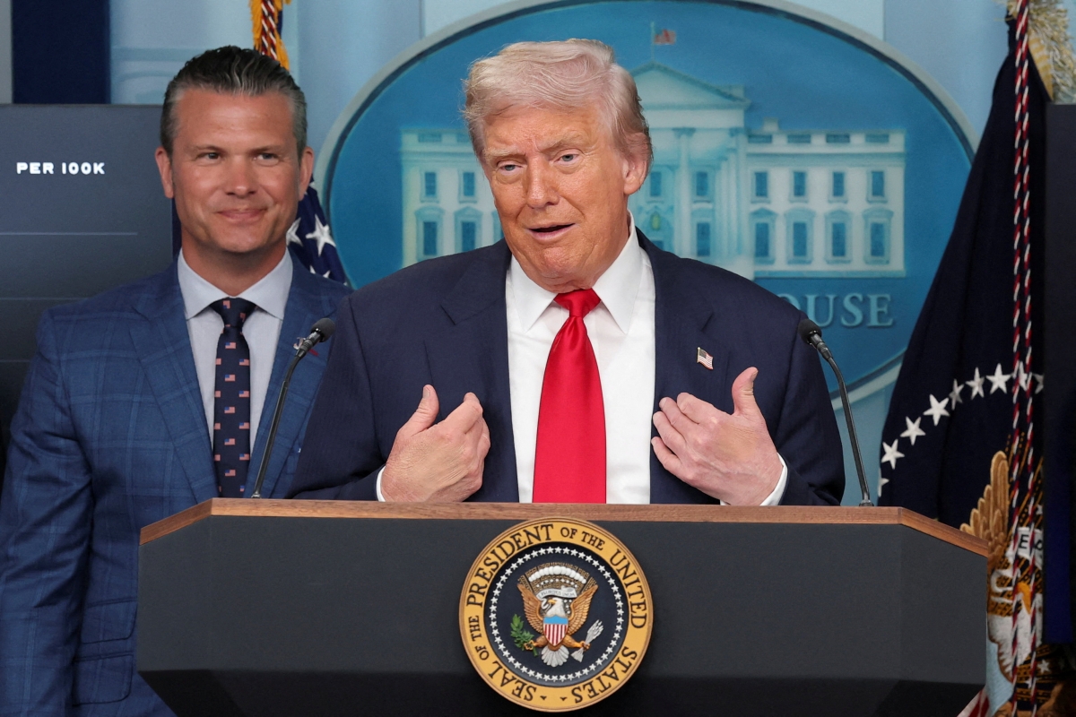 Tổng thống Mỹ Donald Trump. Ảnh Reuters