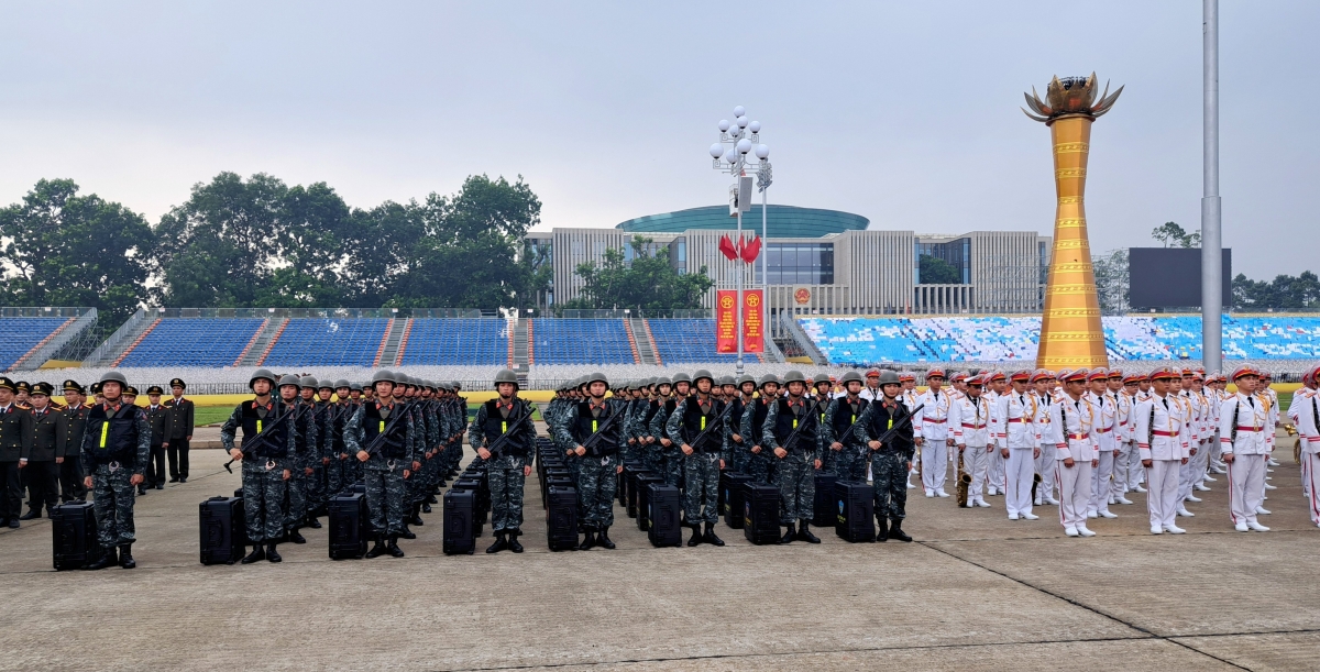 Bộ Công an xuất quân bảo đảm an ninh, trật tự Lễ kỷ niệm và diễu binh, diễu hành 80 năm Cách mạng Tháng Tám và Quốc khánh 2/9