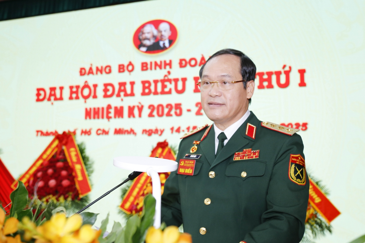Thượng tướng Vũ Hải Sản phát biểu chỉ đạo