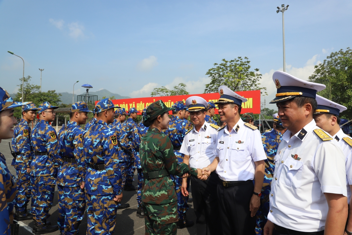 Thiếu tướng Nguyễn An Phong động viên các lực lượng