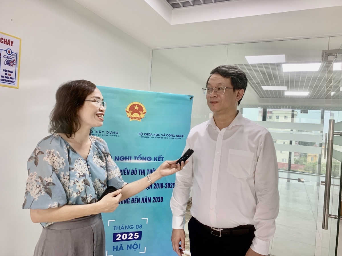 PV Hà Nho phỏng vấn ông Trần Quốc Thái - Cục trưởng Cục Phát triển đô thị, Bộ Xây dựng