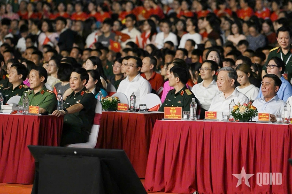Tổng Bí thư Tô Lâm dự điểm cầu Hà Nội