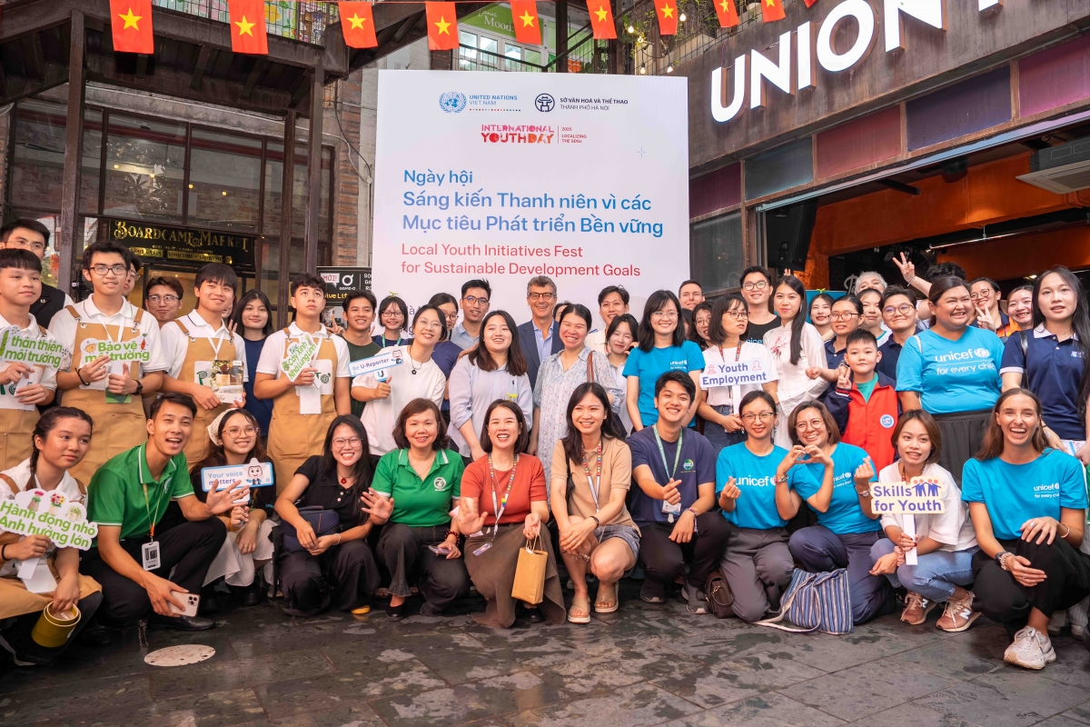 Ngày hội Sáng kiến Thanh niên vì các mục tiêu Phát triển bền vững 2025. (Ảnh: LHQ)