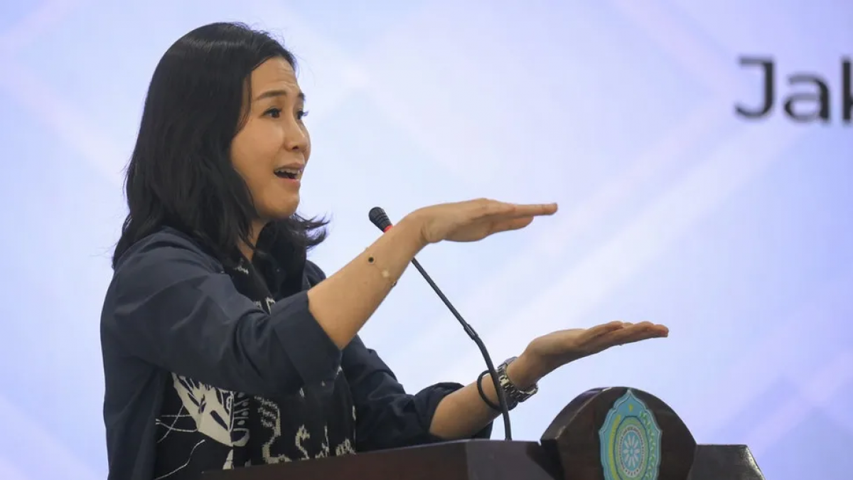 Thứ trưởng Bộ Trao quyền cho Phụ nữ và Bảo vệ Trẻ em Indonesia (PPPA) Veronica Tan kêu gọi xã hội lên án mạnh mẽ các vụ bạo lực đối với phụ nữ và trẻ em (Antara)