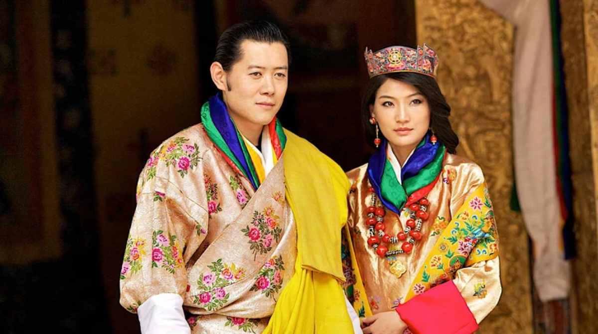 Quốc vương Bhutan và Hoàng hậu Bhutan Jigme Khesar Namgyel Wangchuck