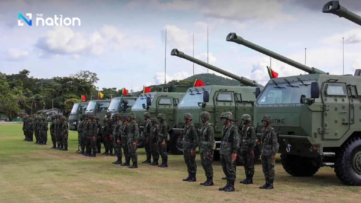 Ảnh lựu pháo tự hành sản xuất nội địa của Thái Lan - Nguồn: The Nation
