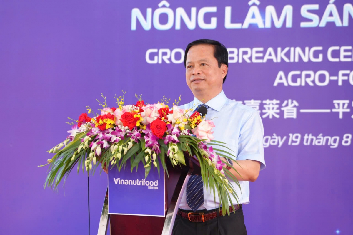 Ông Nguyễn Tuấn Thanh- Phó chủ tịch UBND tỉnh Gia Lai phát biểu tại buổi Lễ khởi công