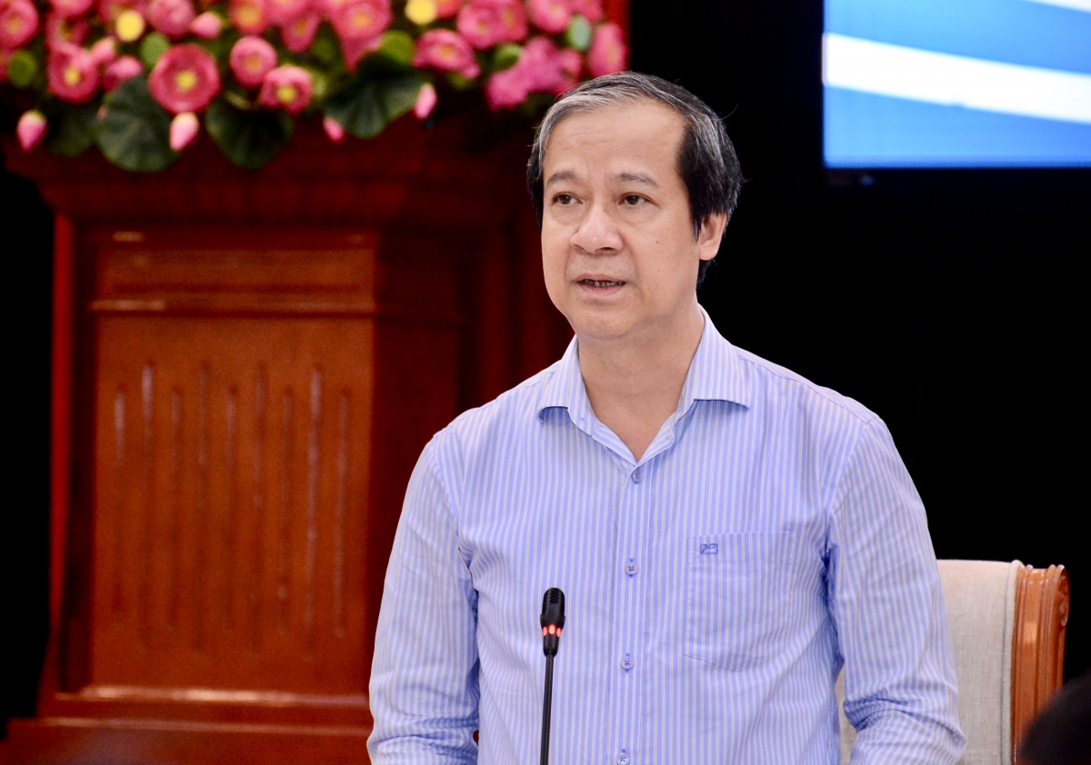 Bộ trưởng Bộ GD-ĐT Nguyễn Kim Sơn.