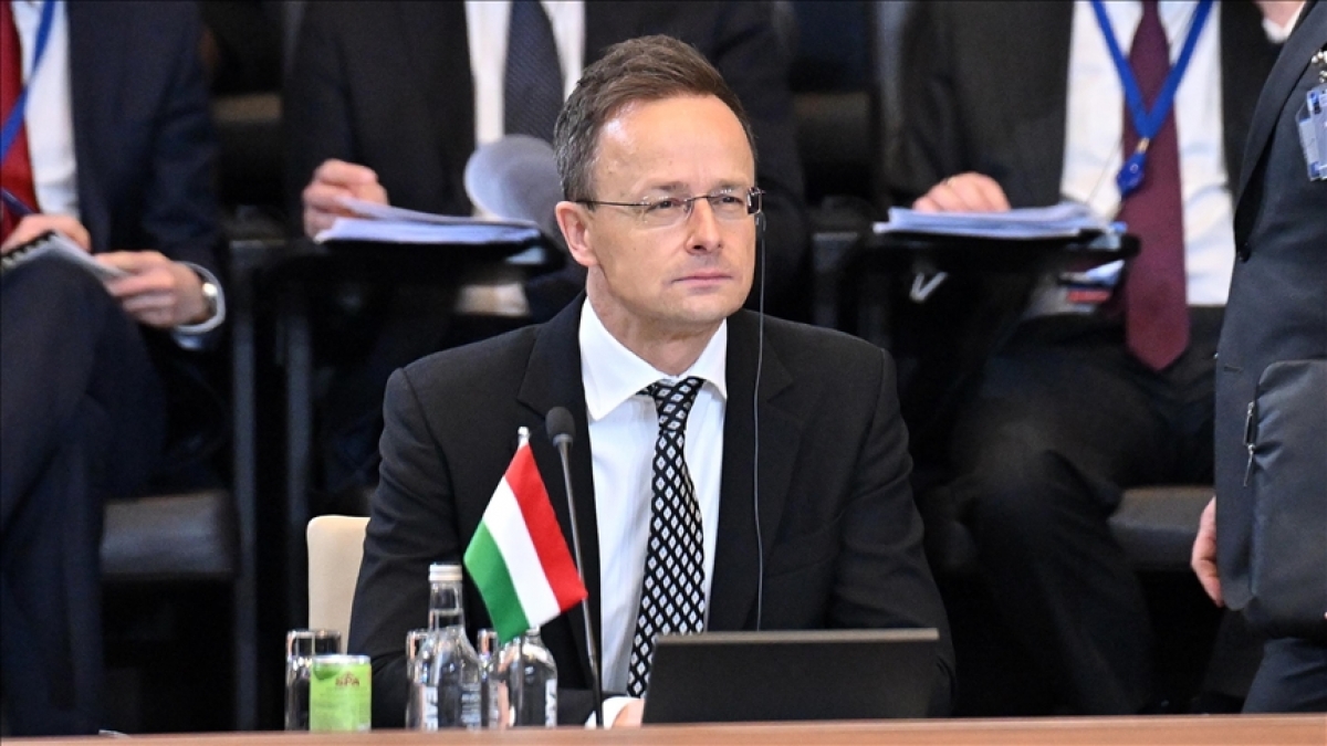 Bộ trưởng Ngoại giao và Thương mại Hungary Peter Szijjarto (Ảnh-aa.com.tr)