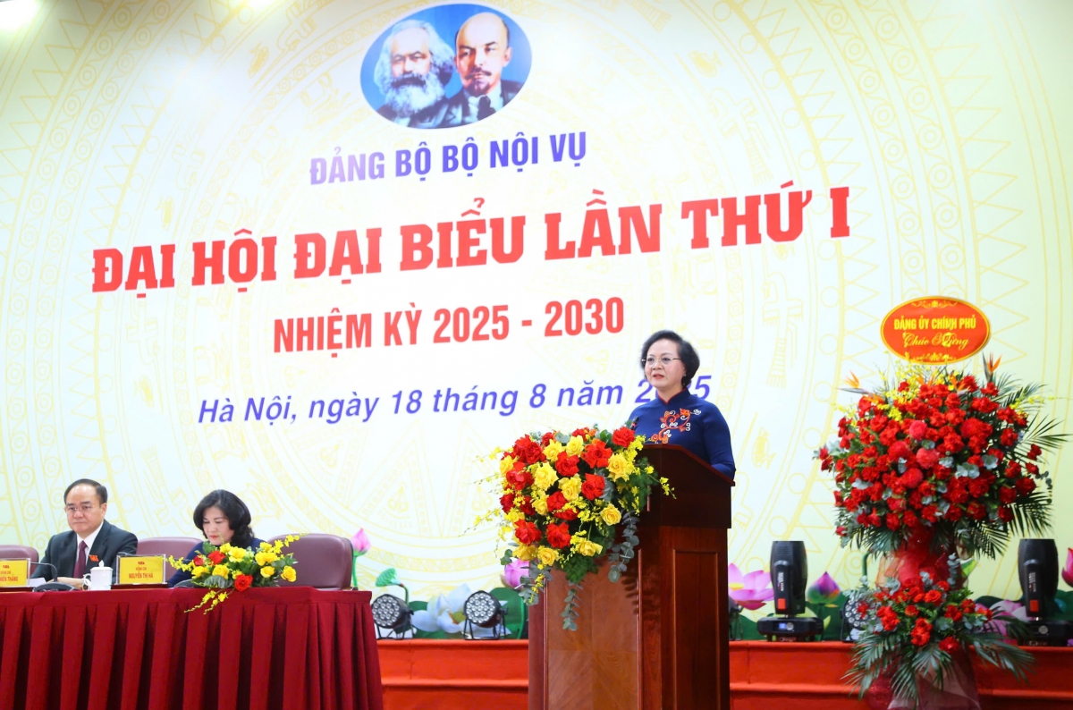 Bí thư Đảng ủy, Bộ trưởng Bộ Nội vụ Phạm Thị Thanh Trà​​​​​