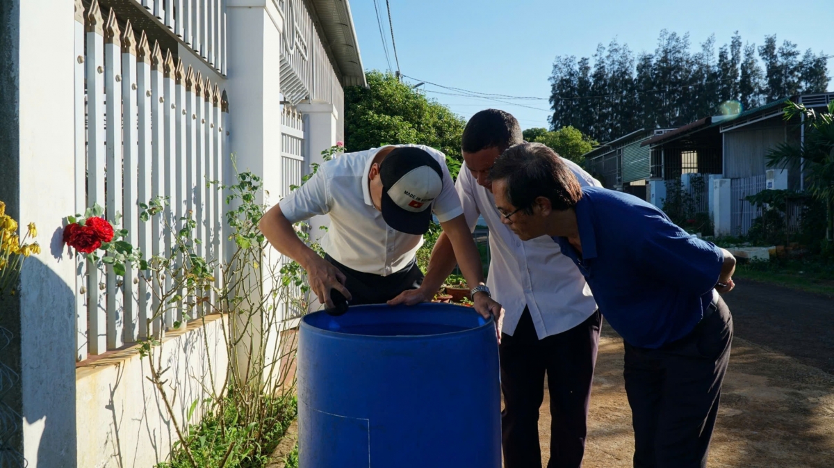 Các địa phương trên địa bàn tỉnh đang triển khai chiến dịch diệt lăng quăng để phòng, chống sốt xuất huyết