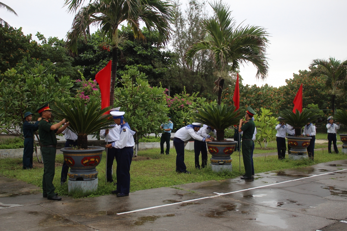 CBCS đảo Song Tử Tây chỉnh trang đơn vị