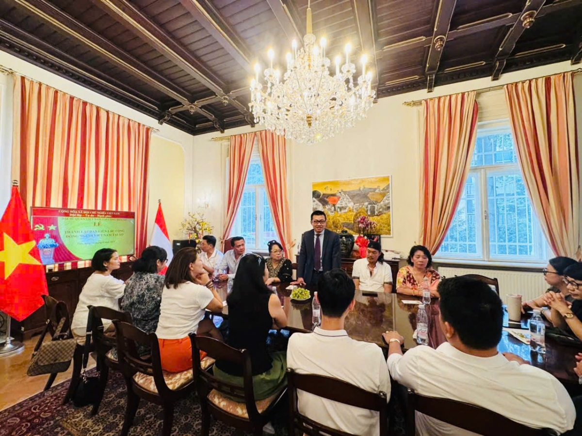 Một buổi sinh hoạt cộng đồng tại CH Áo
