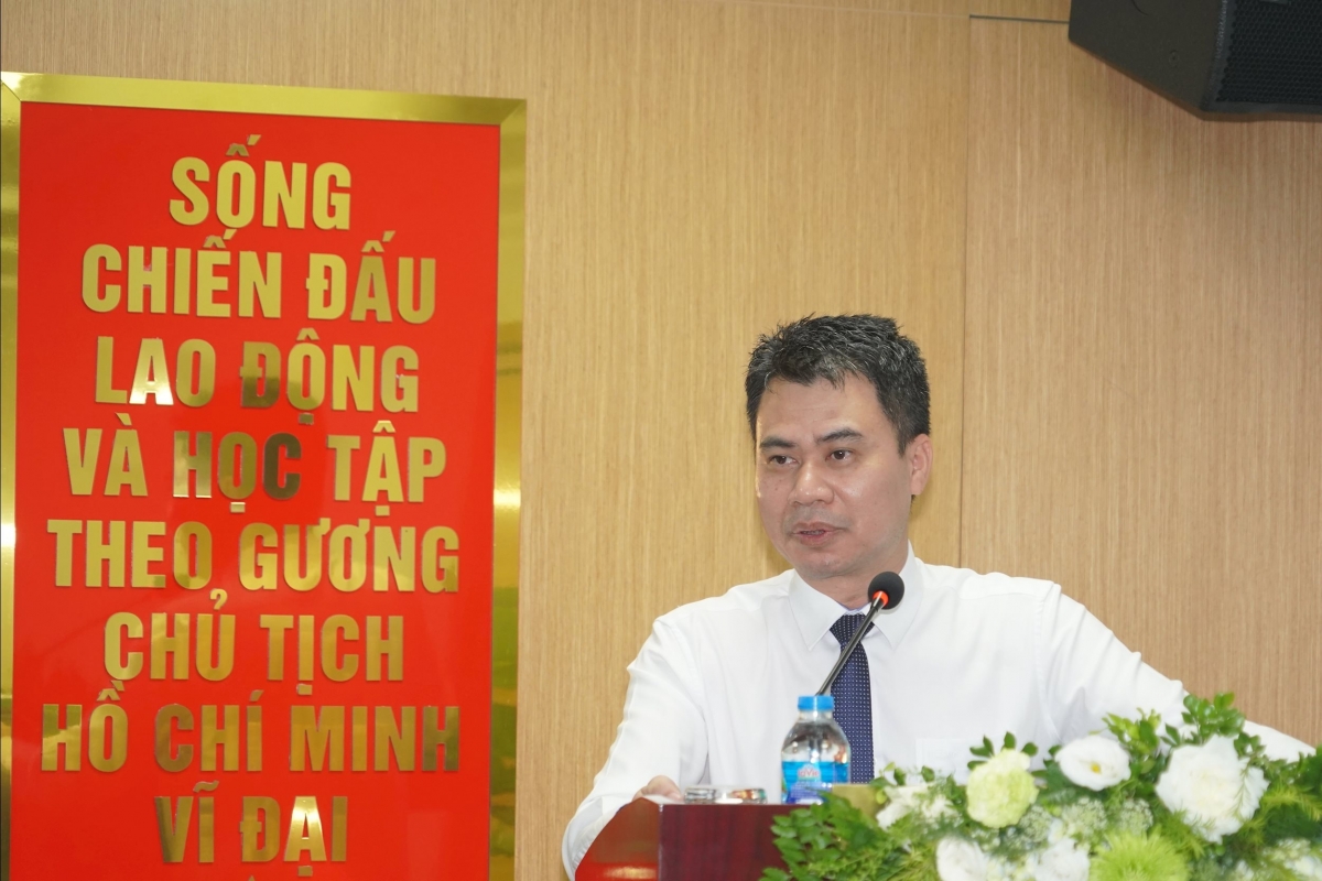 Chủ tịch HĐQT MobiFone Plus Hoàng Sinh Trường phát biểu