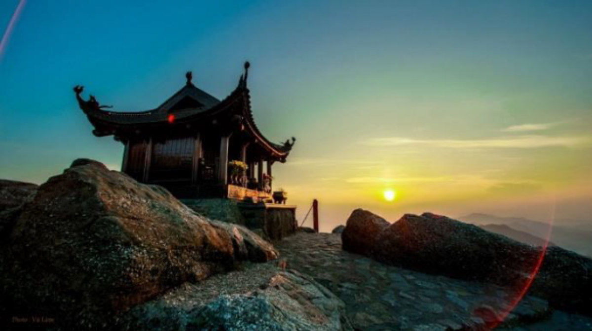 Chùa Đồng trên đỉnh Yên Tử. Ảnh: Hồ sơ đề cử di sản thế giới