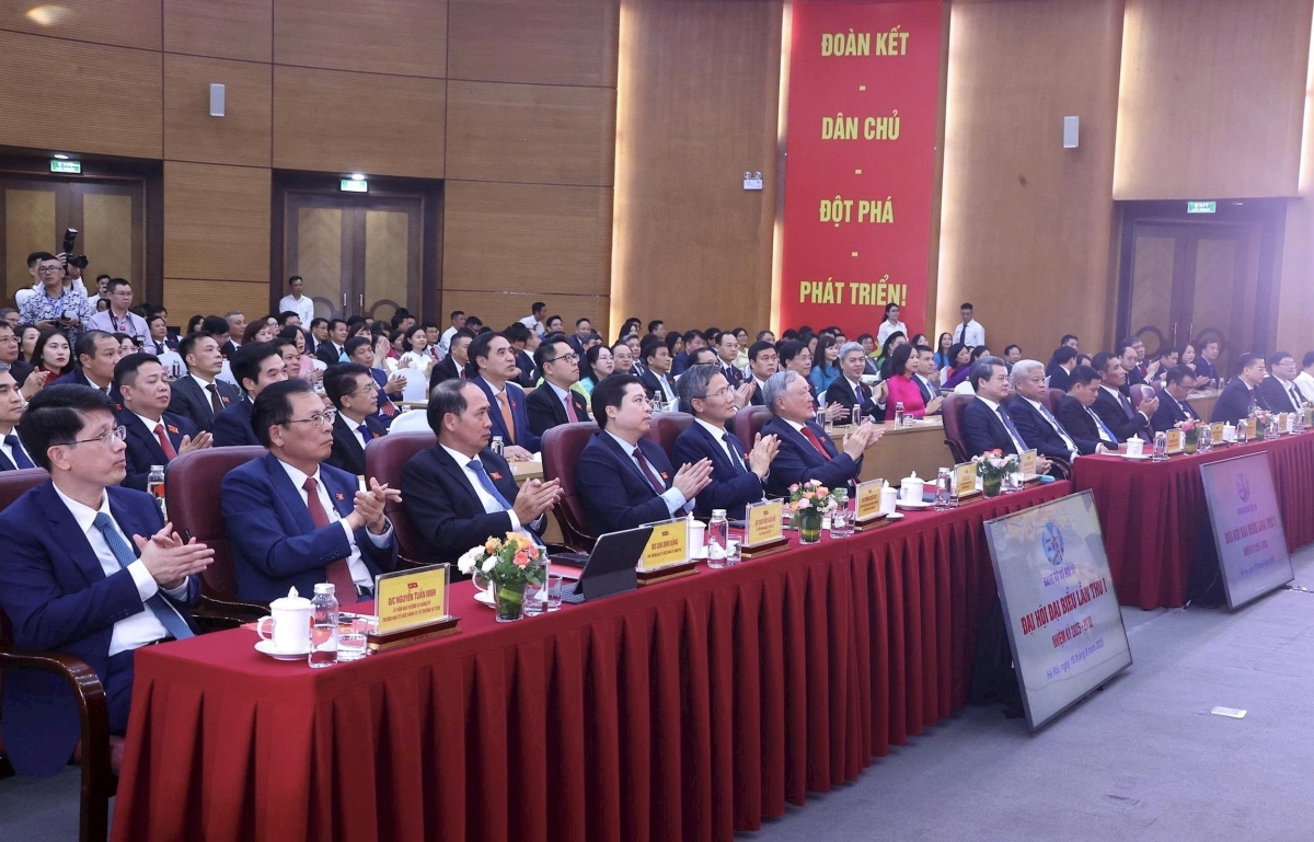 Đại biểu tham dự Đại hội Đảng bộ Bộ Nội vụ nhiệm kỳ 2025-2030